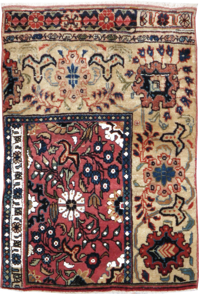 Vintage Persian Bidjar Sampler Rug, No.17937 - Gsblank