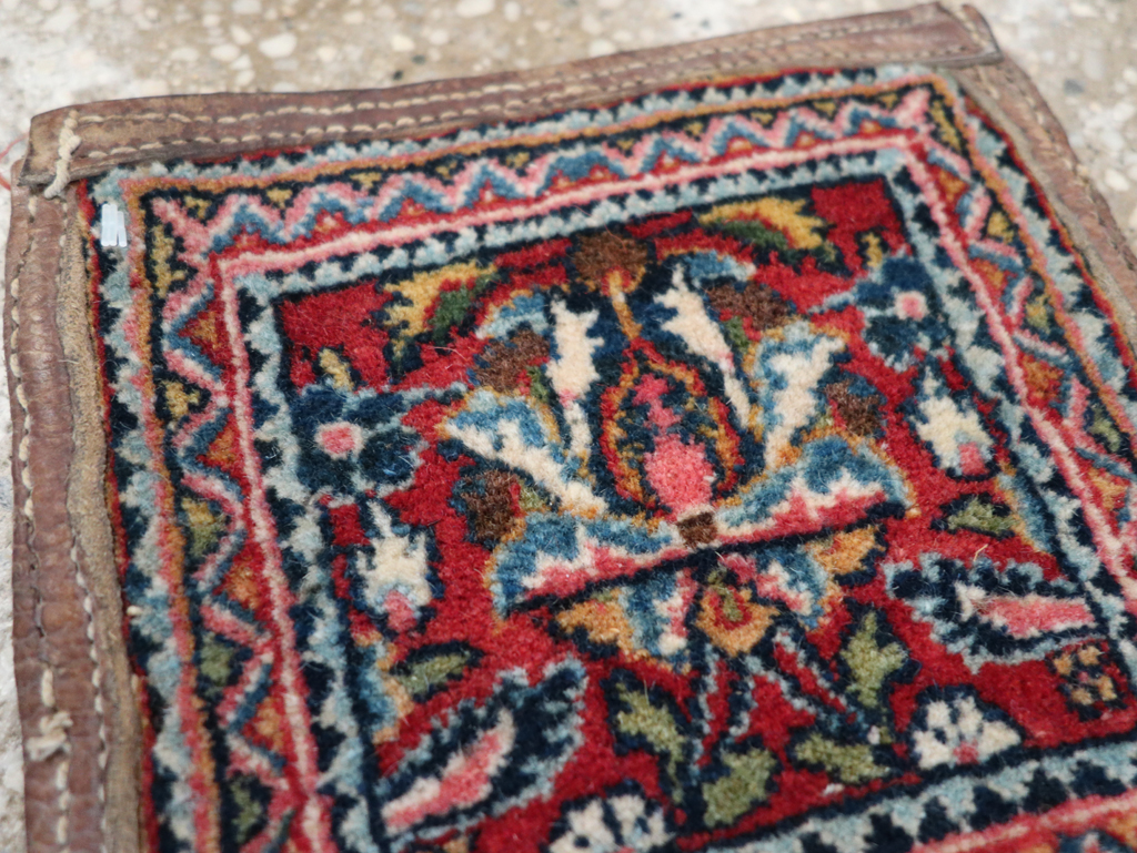 Vintage Persian Tabriz Bag, No.17940 - Gsblank