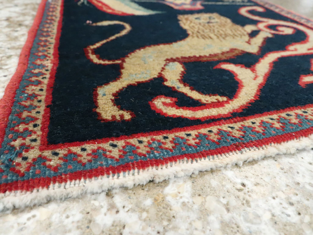 Antique Persian Souf Tabriz Pictorial Rug (Pair: 1 of 2), No.17941 - Gsblank