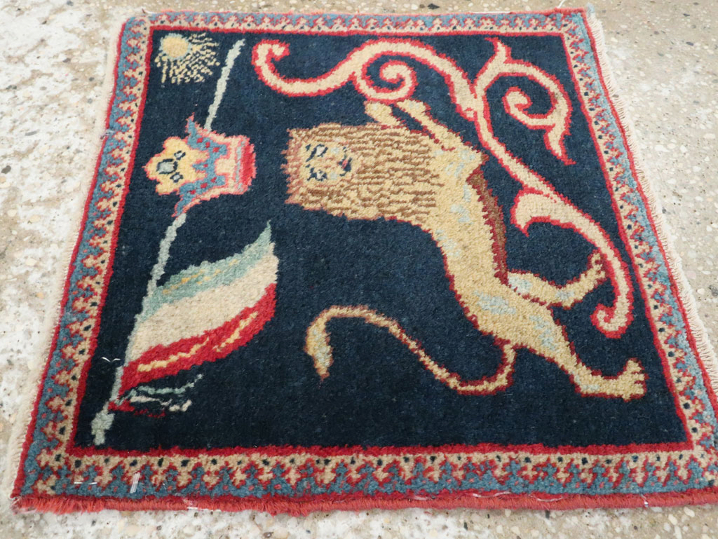 Antique Persian Souf Tabriz Pictorial Rug (Pair: 2 of 2), No.17942 - Gsblank