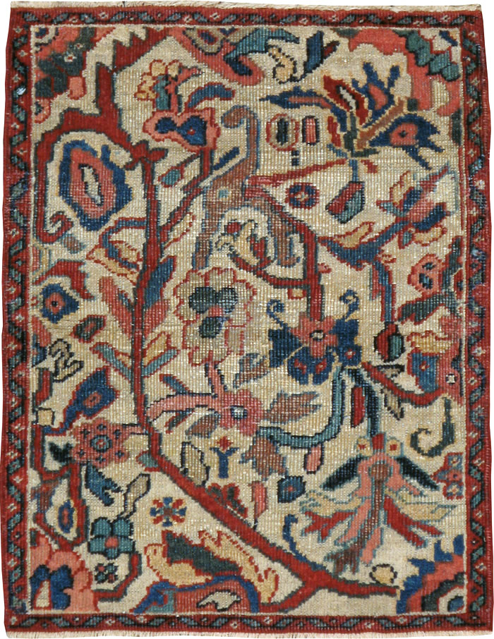 Antique Persian Mahal Rug, No.17947 - Gsblank