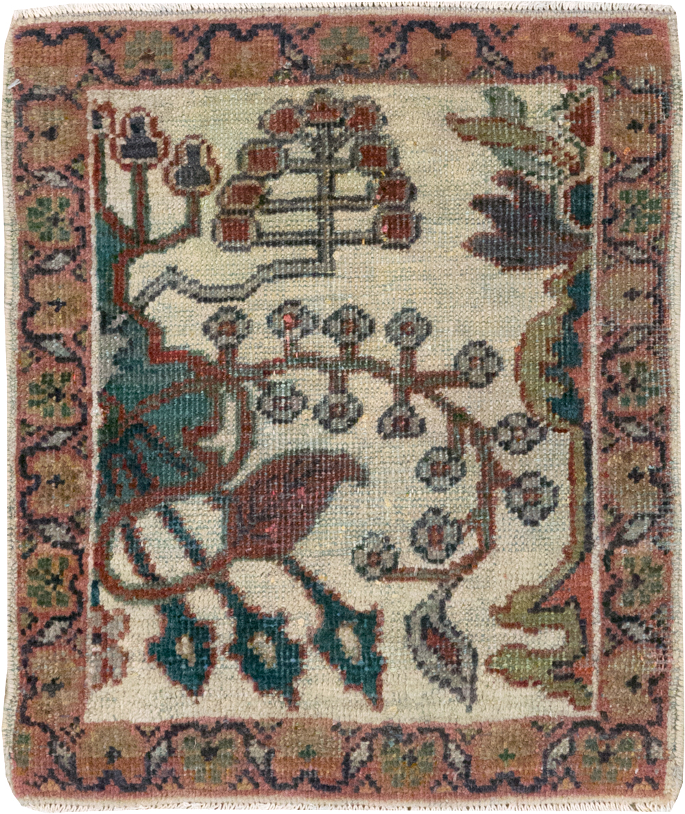 Vintage Persian Mahal Rug, No.17949 - Gsblank