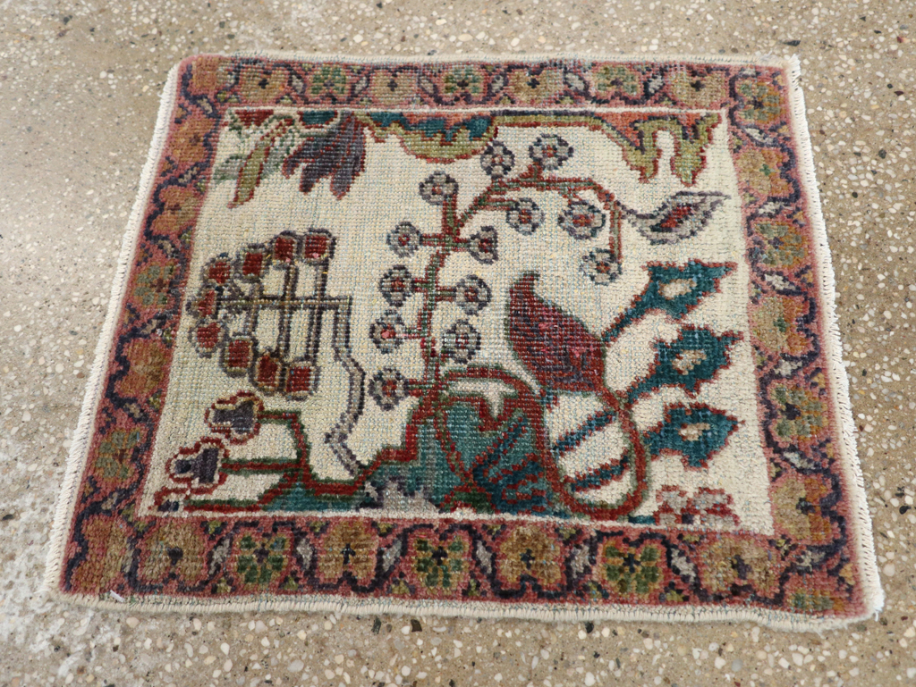 Vintage Persian Mahal Rug, No.17949 - Gsblank