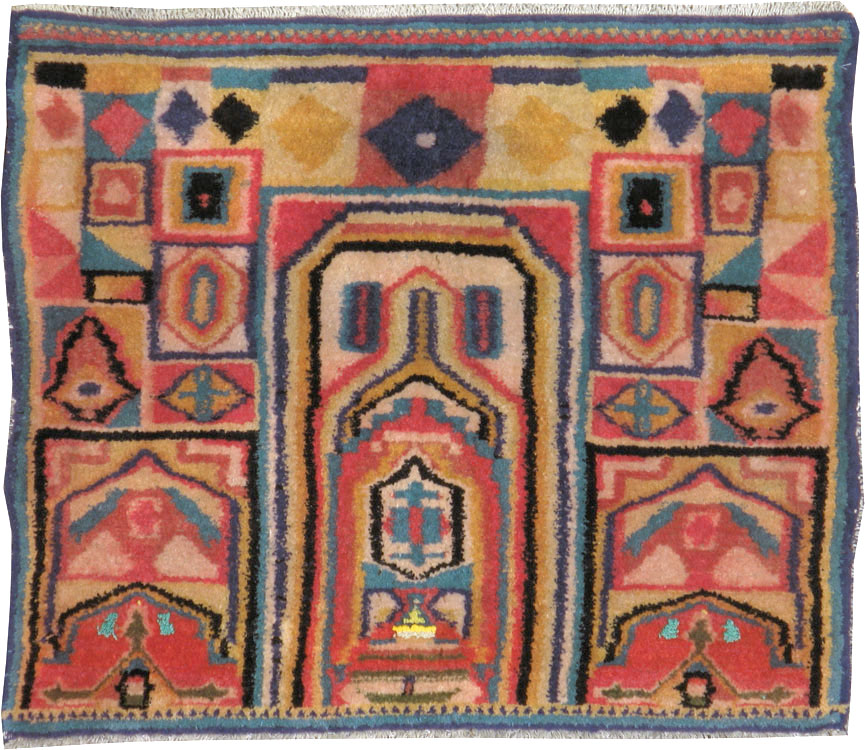 Vintage Persian Tabriz Rug, No.17954 - Gsblank