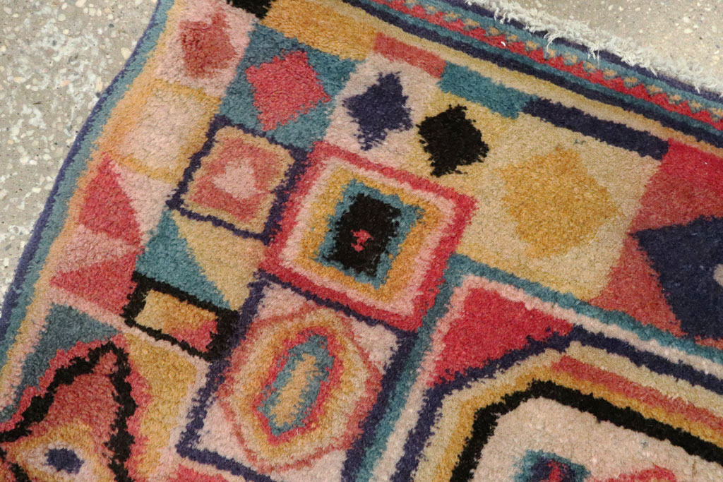 Vintage Persian Tabriz Rug, No.17954 - Gsblank