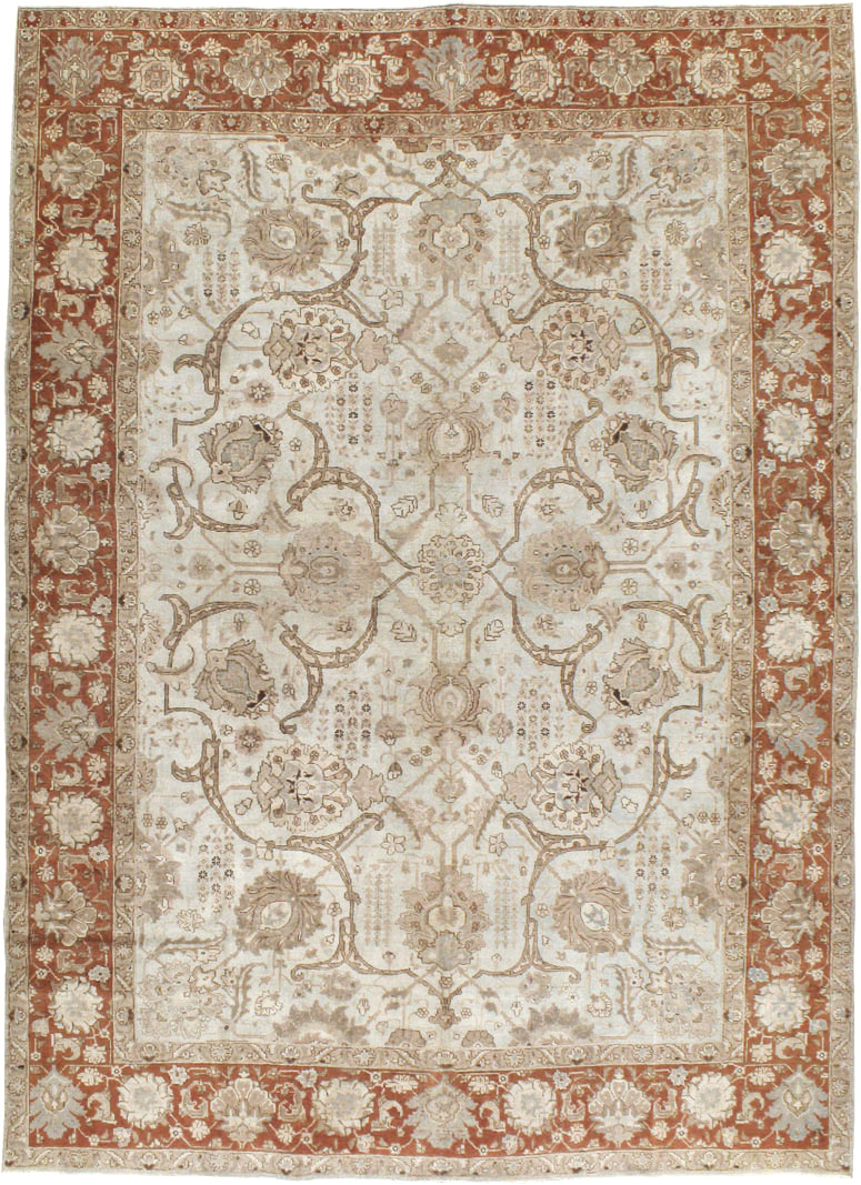 Antique Persian Tabriz Carpet, No.17986 - Gsblank
