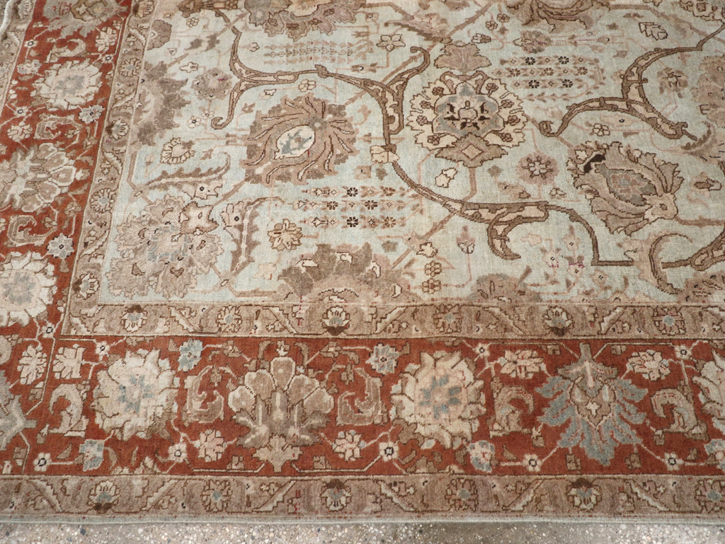 Antique Persian Tabriz Carpet, No.17986 - Gsblank