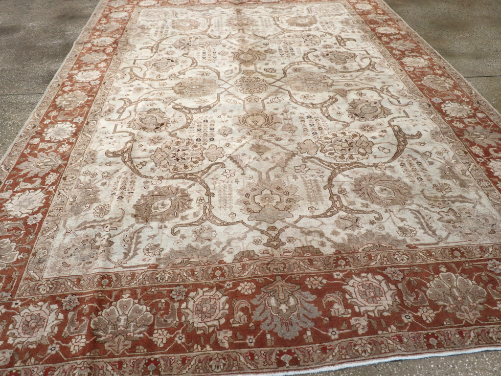 Antique Persian Tabriz Carpet, No.17986 - Gsblank