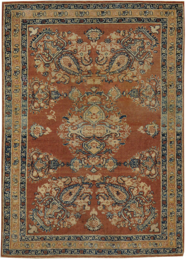 Antique Persian Tabriz Hagi Jalili Rug, No.17995 - Gsblank