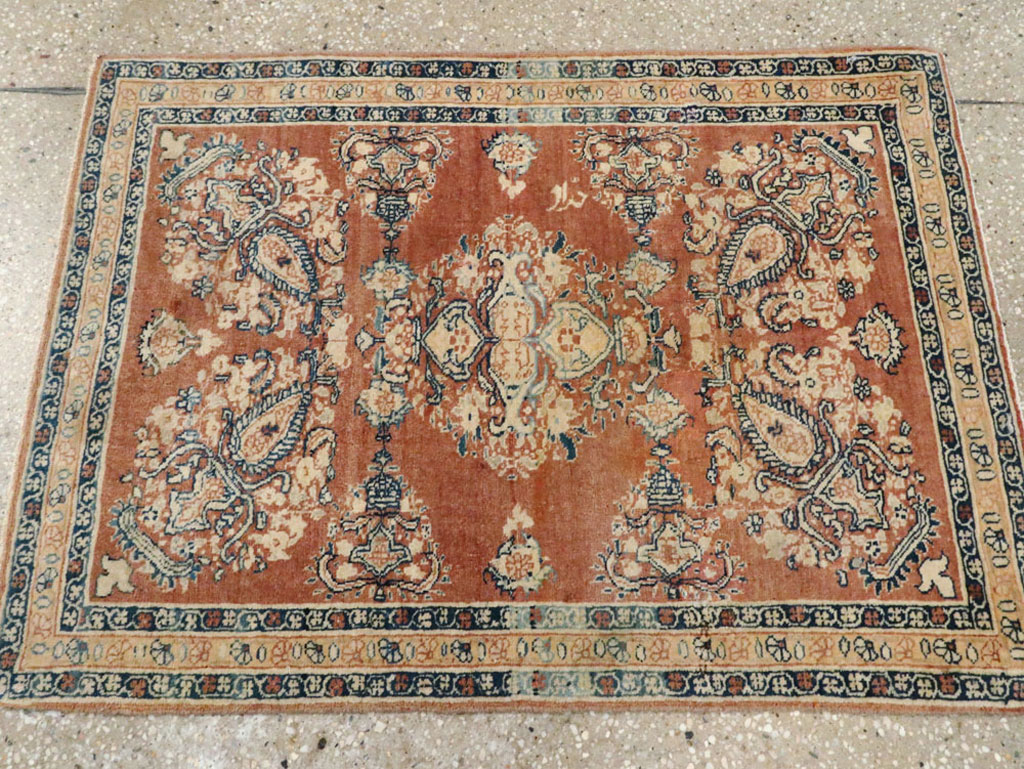 Antique Persian Tabriz Hagi Jalili Rug, No.17995 - Gsblank