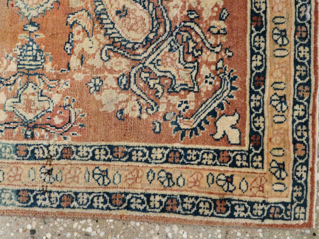 Antique Persian Tabriz Hagi Jalili Rug, No.17995 - Gsblank