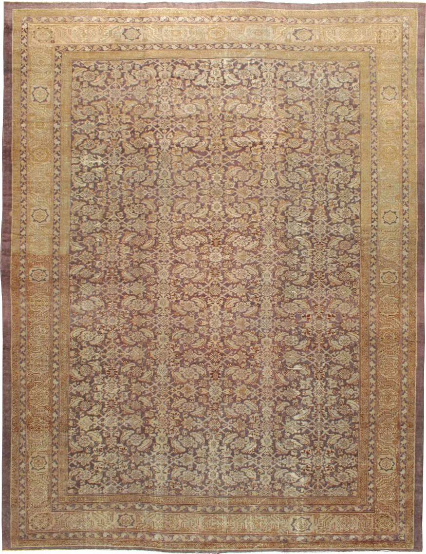 Antique Persian Mahal Carpet, No.18005 - Gsblank