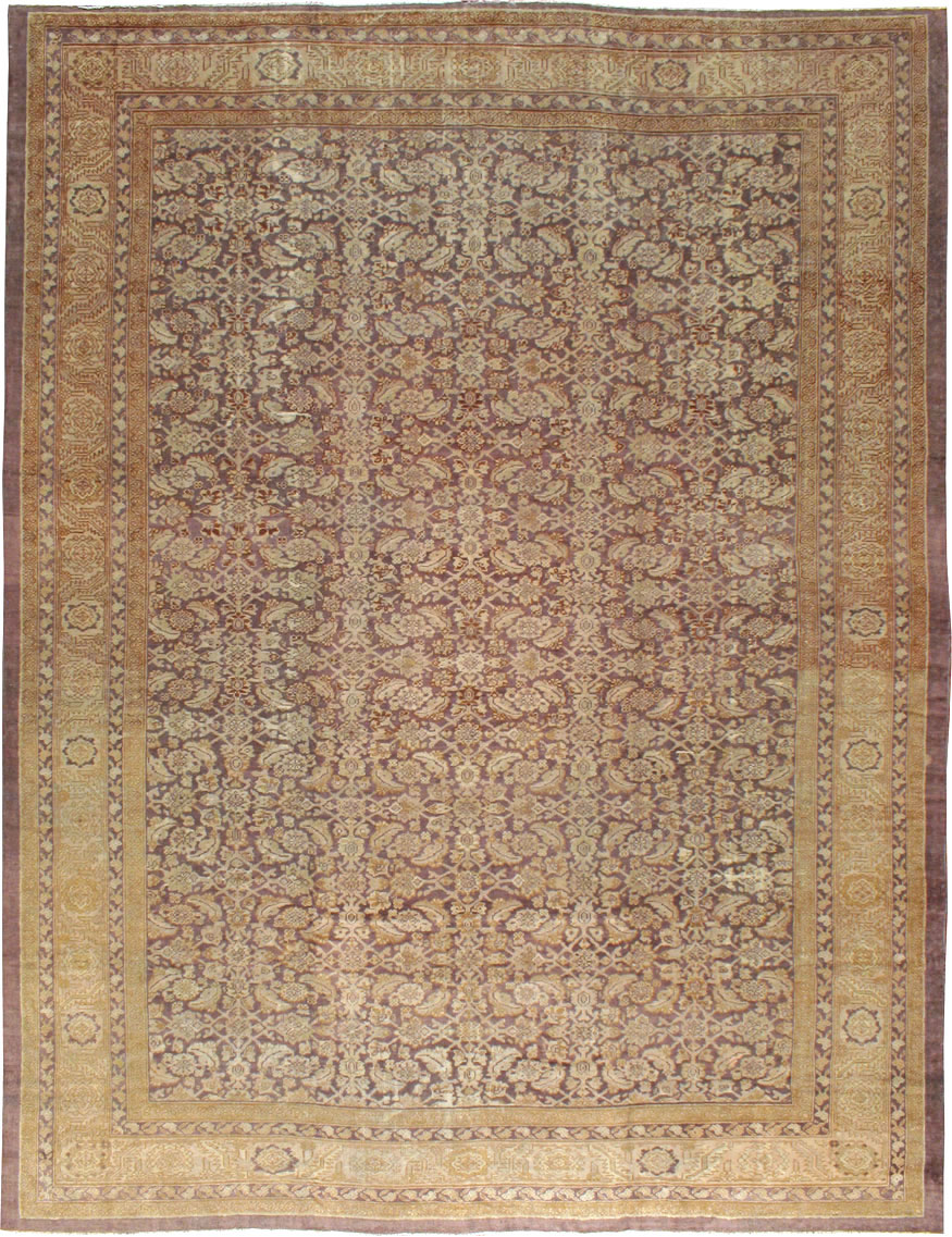 Antique Persian Mahal Carpet, No.18005 - Gsblank