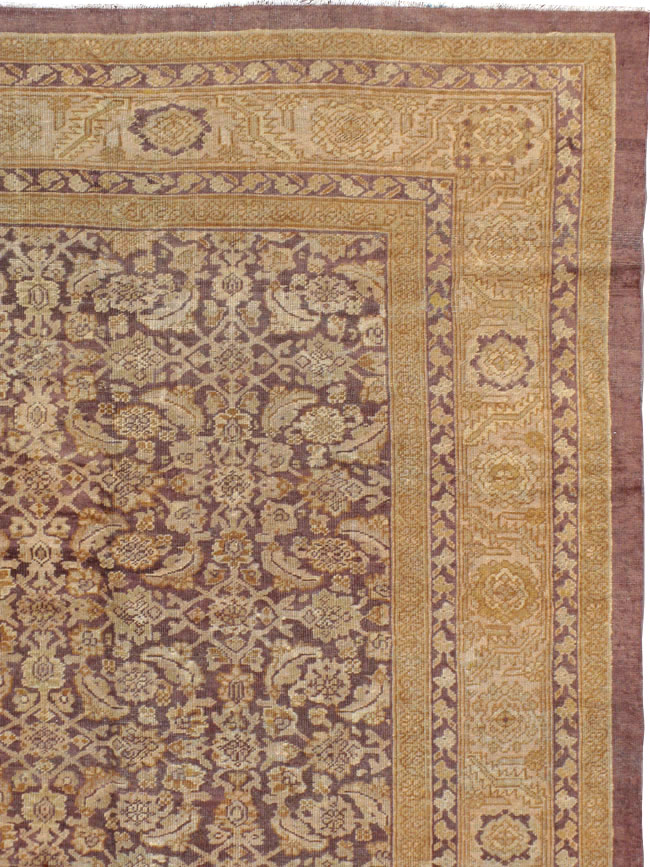 Antique Persian Mahal Carpet, No.18005 - Gsblank
