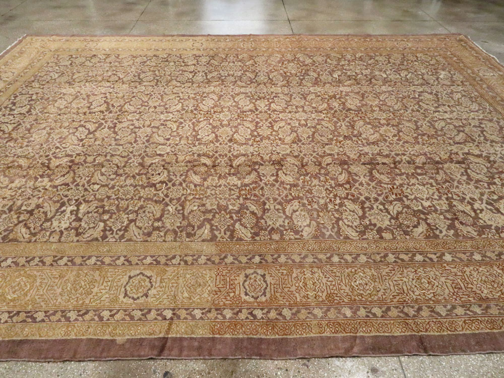 Antique Persian Mahal Carpet, No.18005 - Gsblank