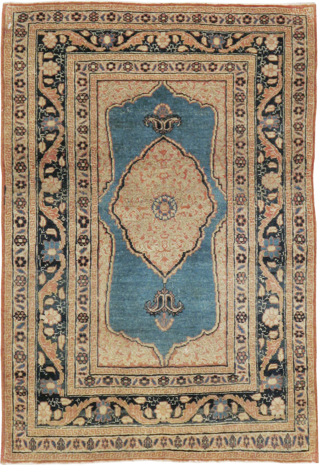 Antique Persian Tabriz Hagi Jalili Rug, No.18019 - Gsblank