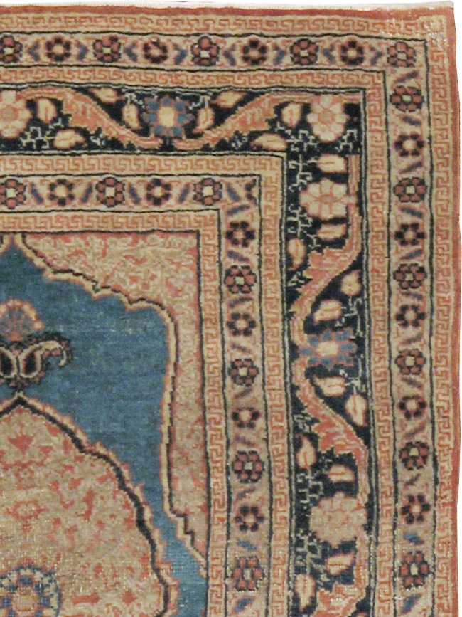 Antique Persian Tabriz Hagi Jalili Rug, No.18019 - Gsblank