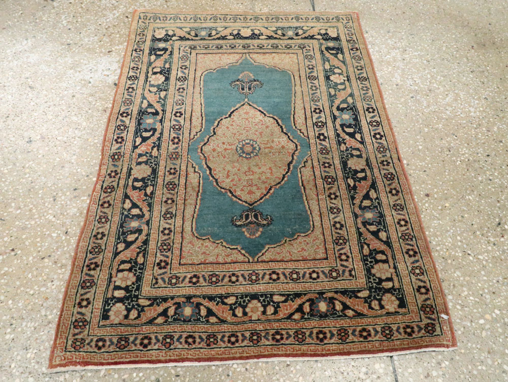Antique Persian Tabriz Hagi Jalili Rug, No.18019 - Gsblank