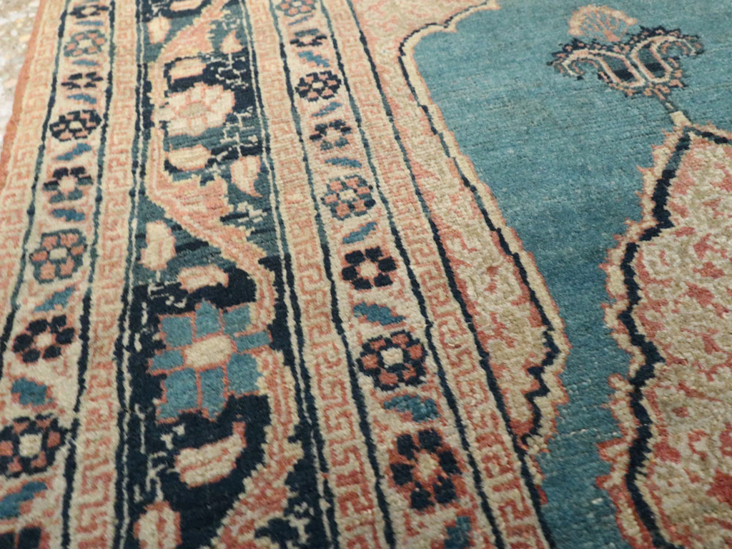 Antique Persian Tabriz Hagi Jalili Rug, No.18019 - Gsblank