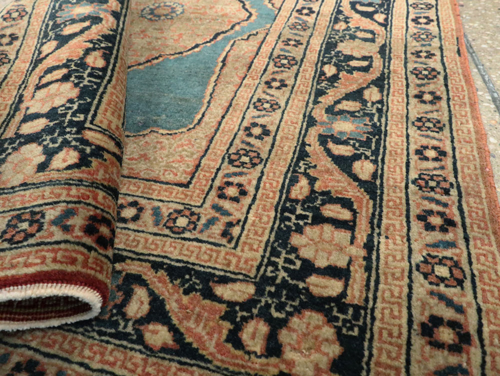 Antique Persian Tabriz Hagi Jalili Rug, No.18019 - Gsblank