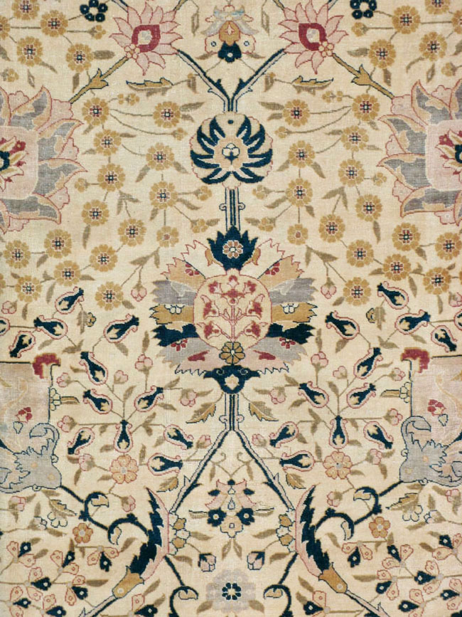 Antique Persian Tabriz Carpet, No.18022 - Gsblank