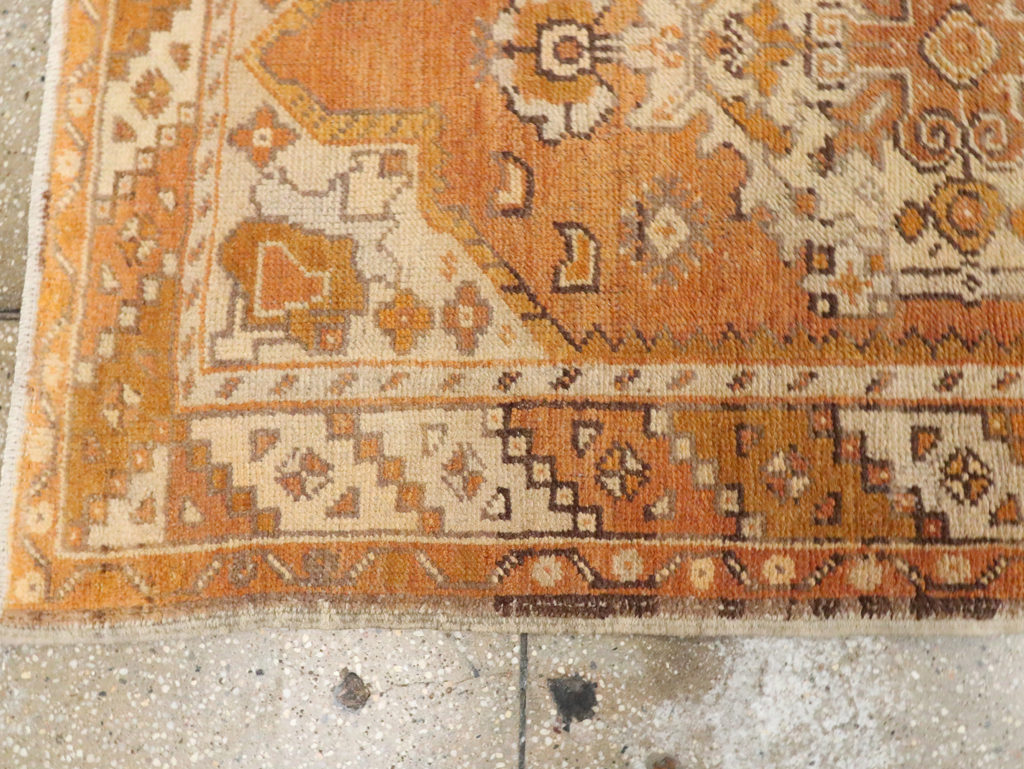 Antique Turkish Oushak Runner, No.18037 - Gsblank