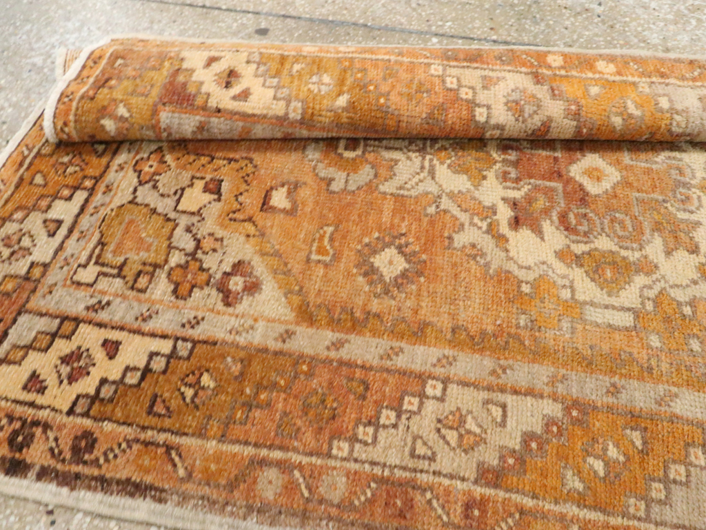Antique Turkish Oushak Runner, No.18037 - Gsblank