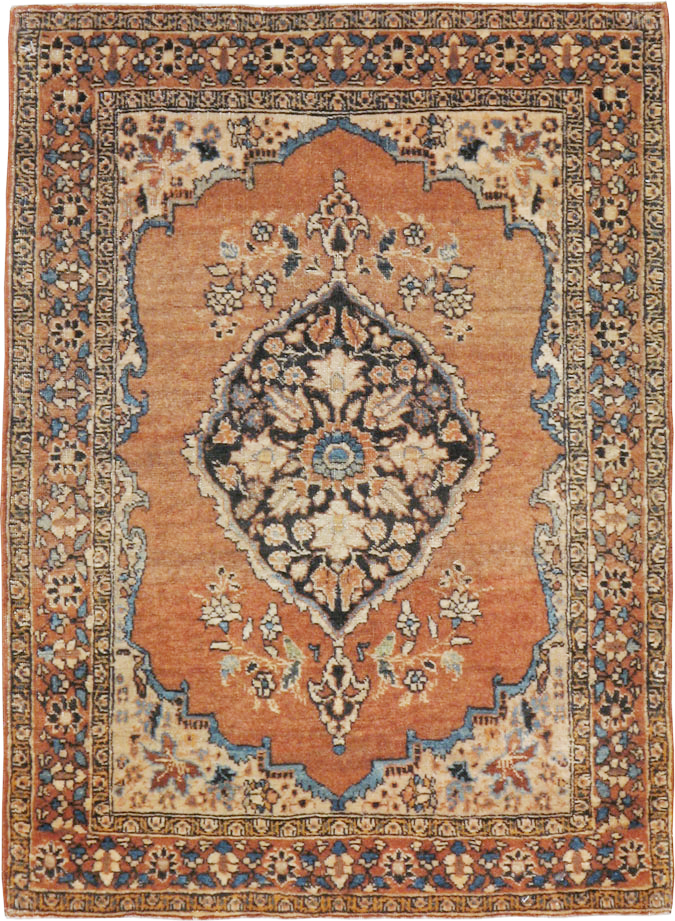 Antique Persian Tabriz Hagi Jalili Rug, No.18049 - Gsblank