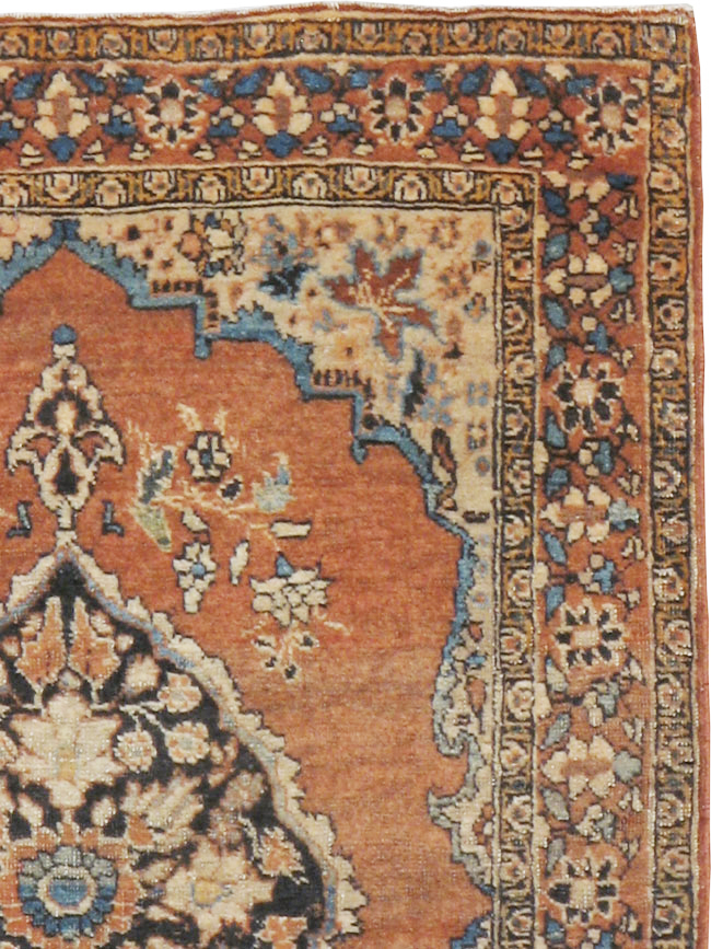 Antique Persian Tabriz Hagi Jalili Rug, No.18049 - Gsblank
