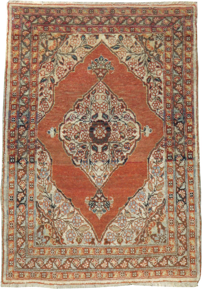 Antique Persian Tabriz Hagi Jalili Rug, No.18055 - Gsblank
