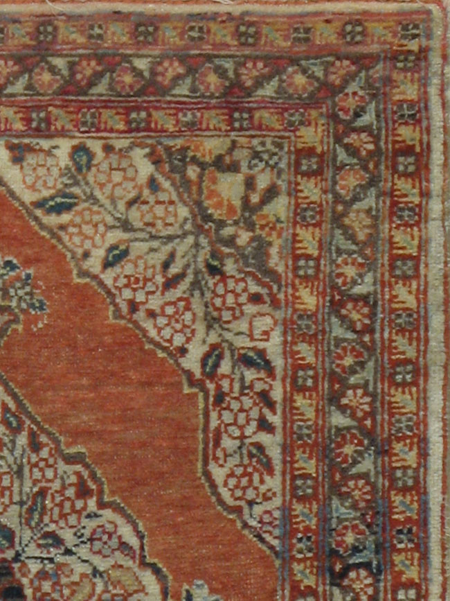 Antique Persian Tabriz Hagi Jalili Rug, No.18055 - Gsblank