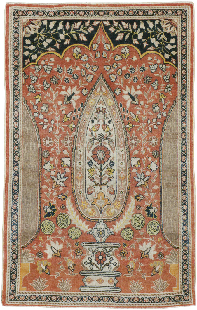 Antique Persian Tabriz Hagi Jalili Rug, No.18060 - Gsblank