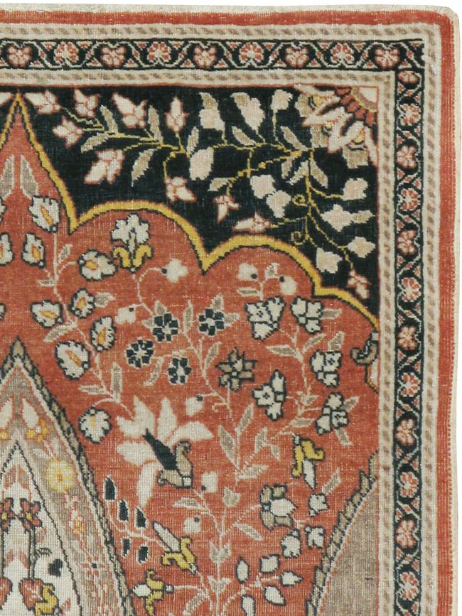 Antique Persian Tabriz Hagi Jalili Rug, No.18060 - Gsblank