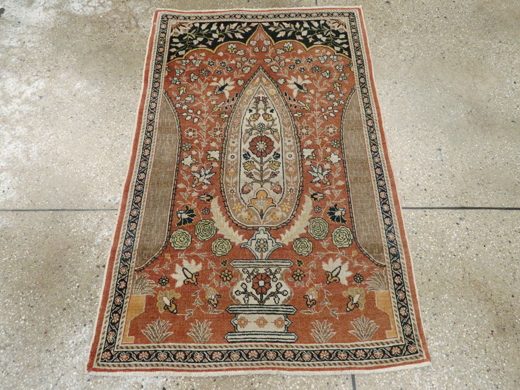 Antique Persian Tabriz Hagi Jalili Rug, No.18060 - Gsblank