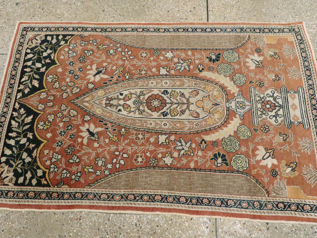 Antique Persian Tabriz Hagi Jalili Rug, No.18060 - Gsblank