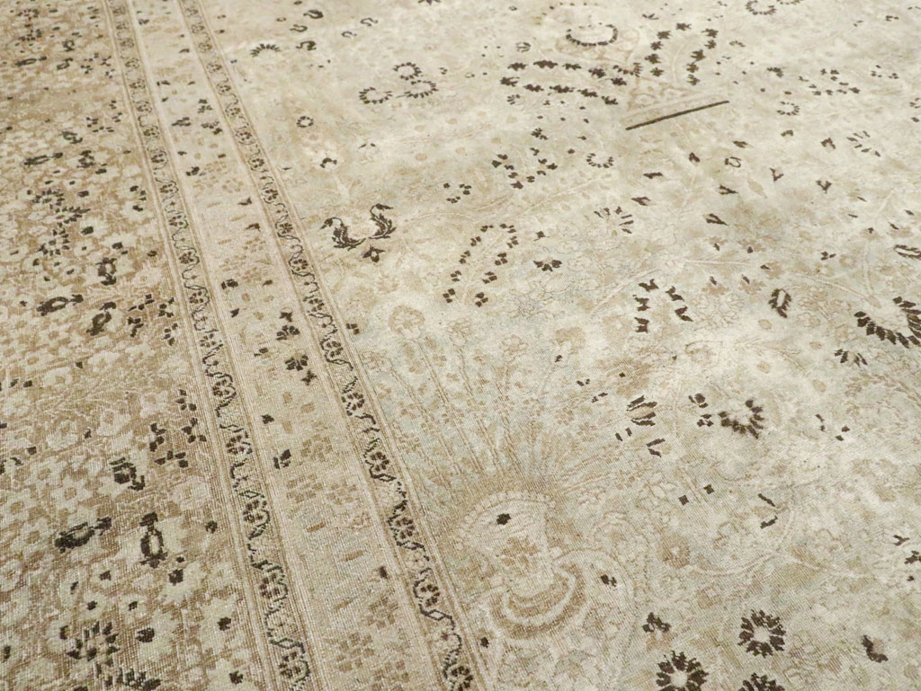 Antique Persian Mashad Carpet, No.18064 - Gsblank