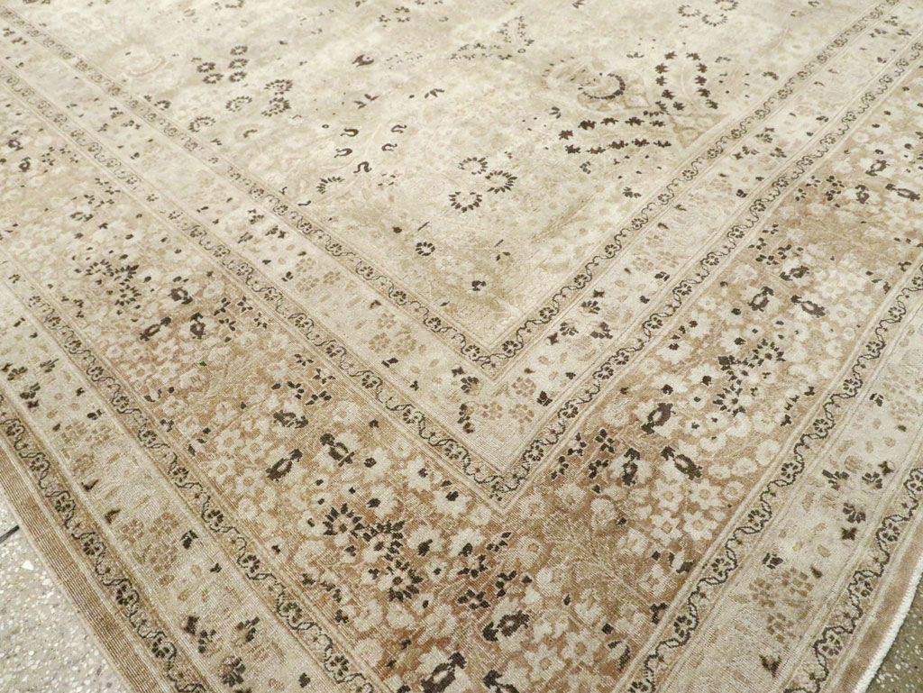 Antique Persian Mashad Carpet, No.18064 - Gsblank