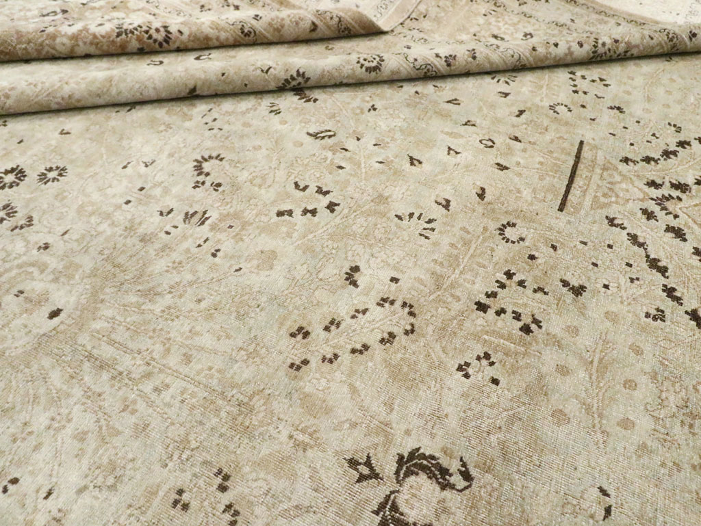 Antique Persian Mashad Carpet, No.18064 - Gsblank