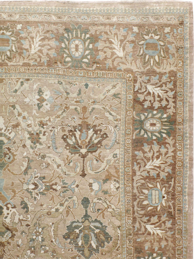 Antique Persian Mahal Carpet, No.18075 - Gsblank