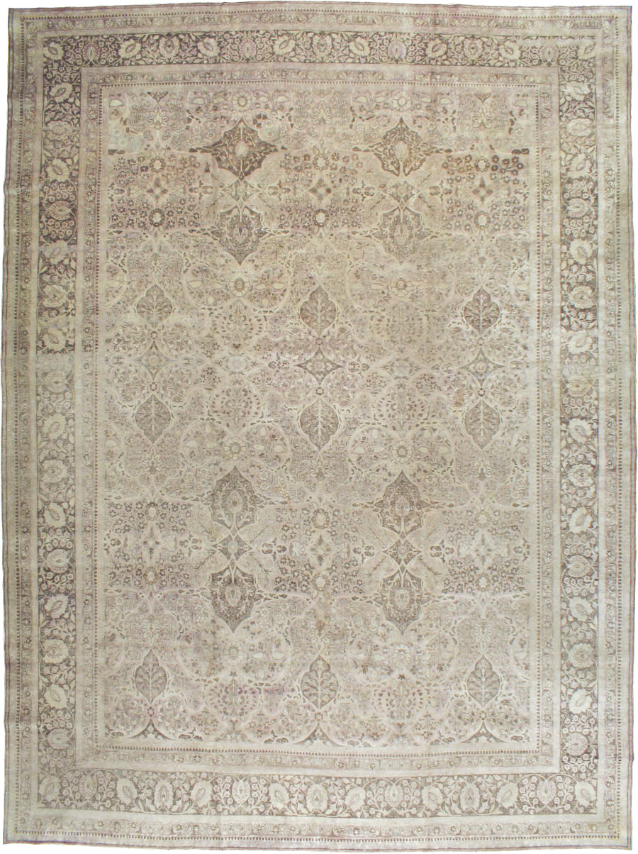 Antique Persian Tabriz Carpet, No.18084 - Gsblank