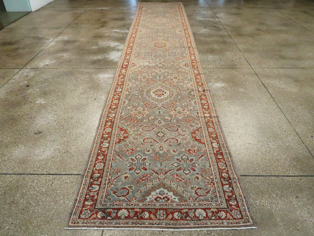 Vintage Persian Malayer Runner, No.18087 - Gsblank