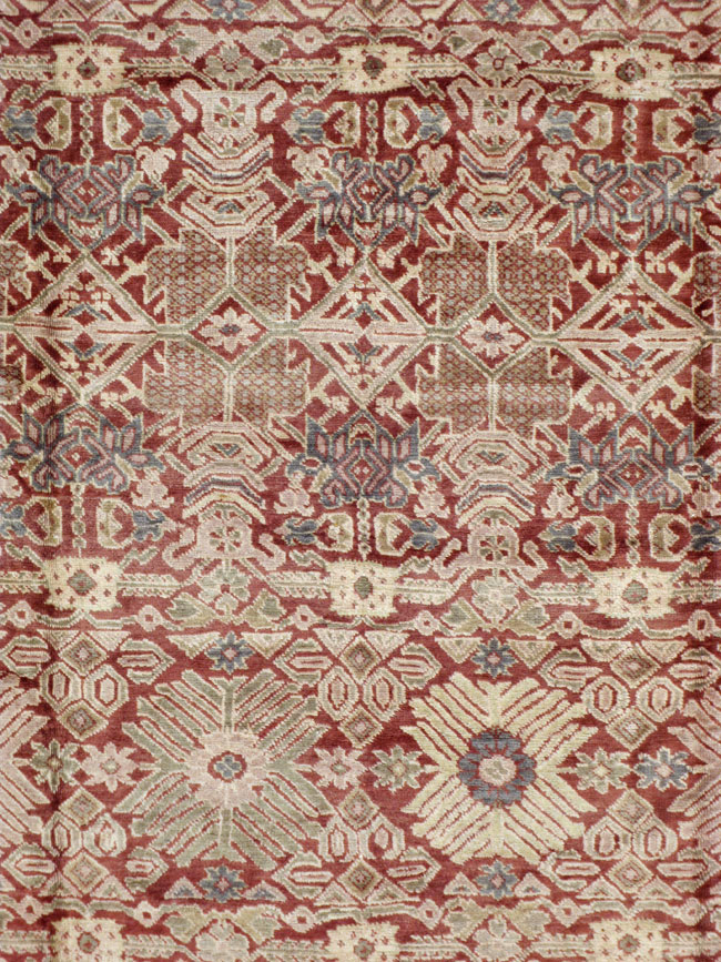 Antique Persian Mahal Carpet, No.18090 - Gsblank