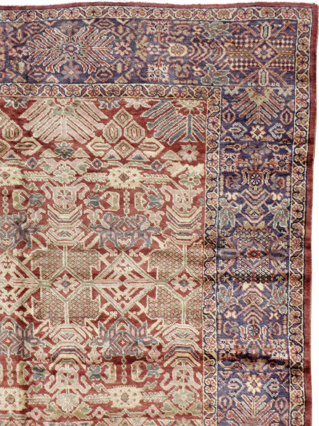 Antique Persian Mahal Carpet, No.18090 - Gsblank