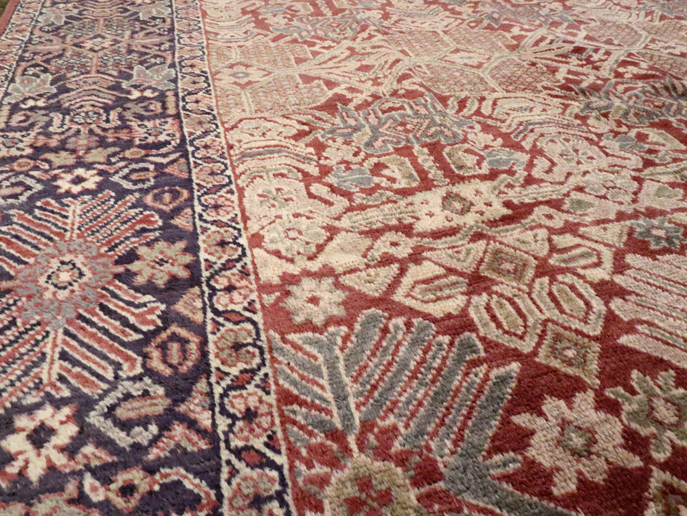 Antique Persian Mahal Carpet, No.18090 - Gsblank