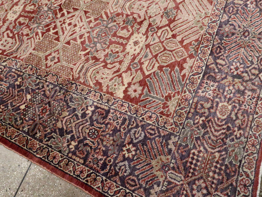 Antique Persian Mahal Carpet, No.18090 - Gsblank