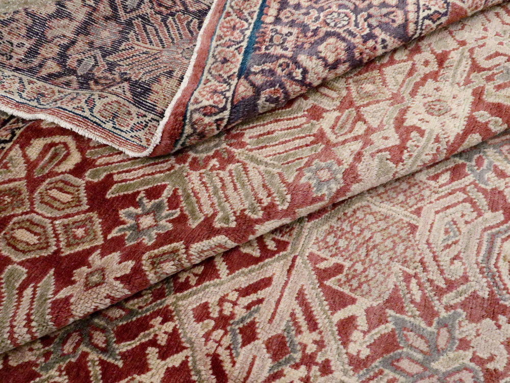 Antique Persian Mahal Carpet, No.18090 - Gsblank