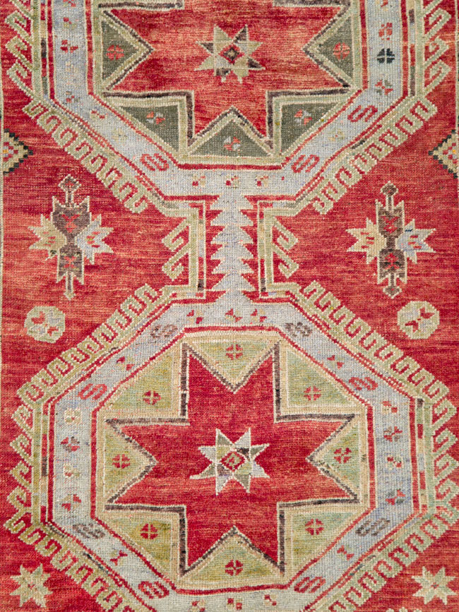 Vintage Turkish Oushak Rug, No.18121 - Gsblank