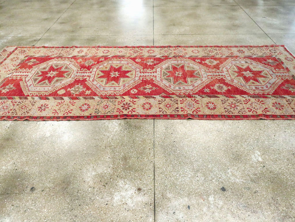 Vintage Turkish Oushak Rug, No.18121 - Gsblank