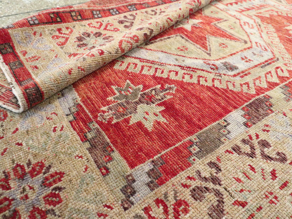 Vintage Turkish Oushak Rug, No.18121 - Gsblank