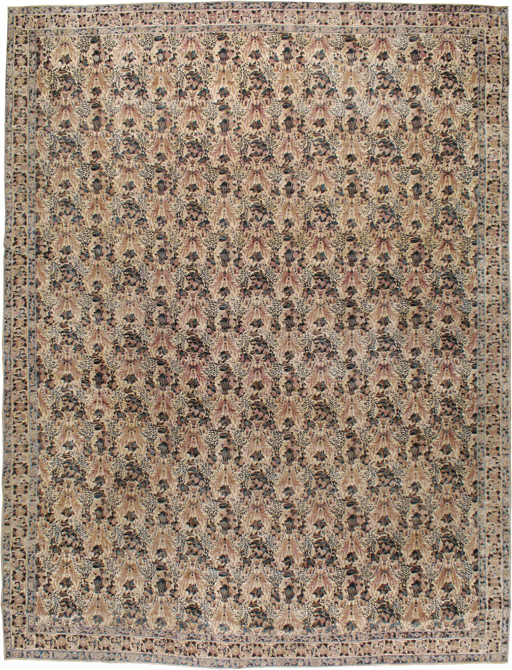 Antique Persian Lavar Kerman Carpet, No.18137 - Gsblank